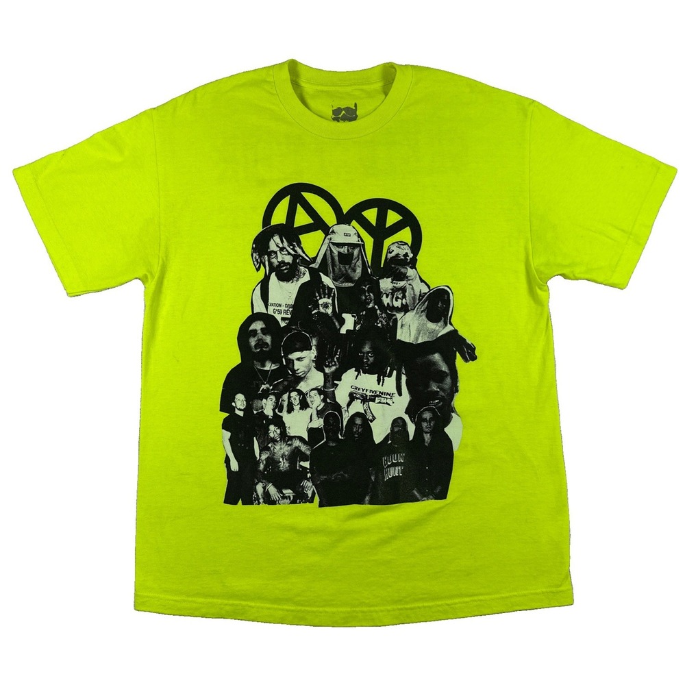G59 Records $uicideboy$ Grey Day Tour Shirt Adult XL Neon Green